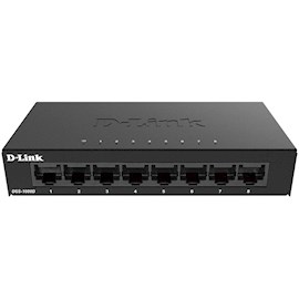 სვიჩი D-Link DGS-1008D, Unmanaged Switch, 8 Port 10/100/1000Base-T, Black